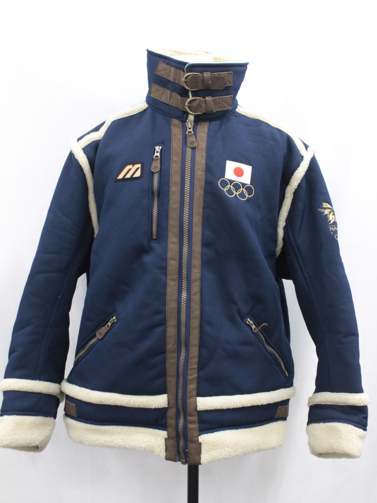 行董】長野オリンピック 日本代表ボアジャケット ミズノ/mizuno製 1998