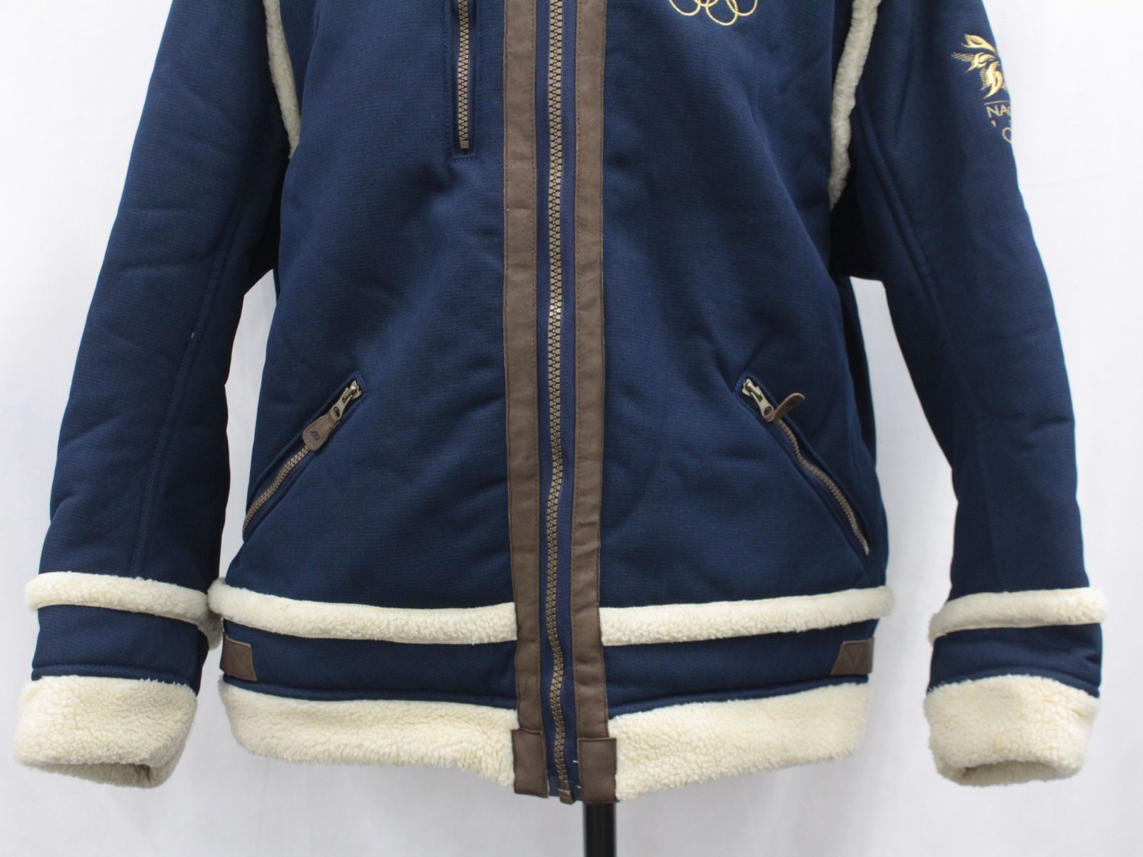 行董】長野オリンピック 日本代表ボアジャケット ミズノ/mizuno製 1998