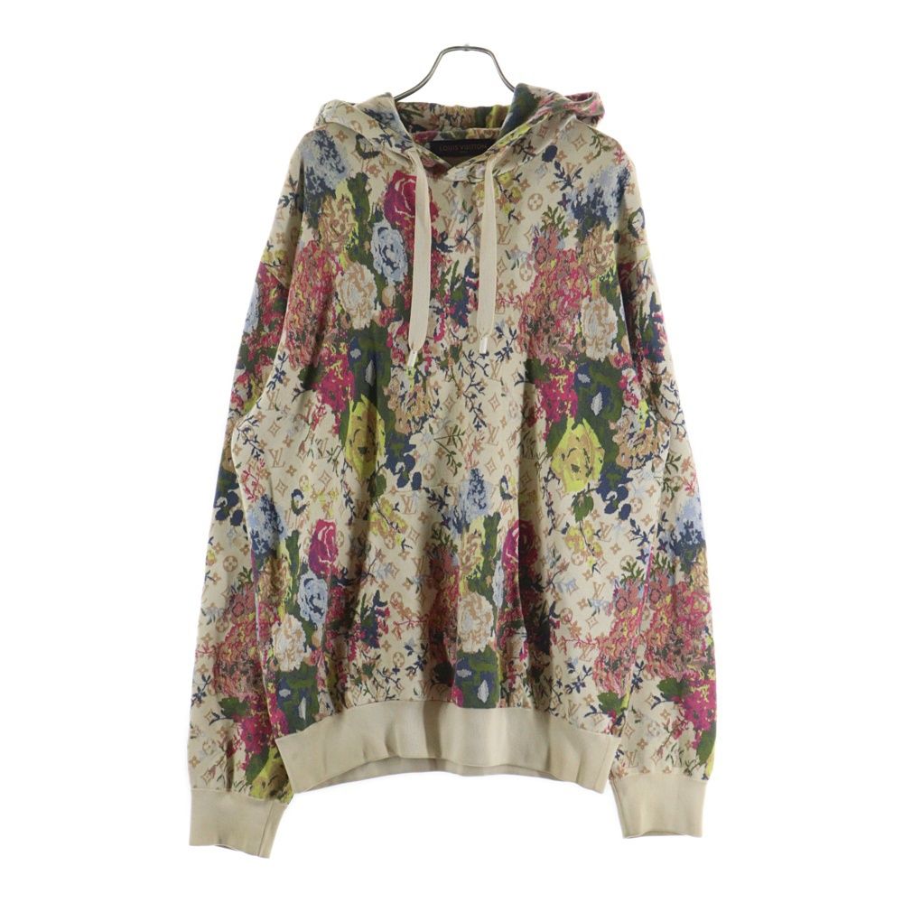 ルイヴィトン LOUIS VUITTON 22AW モノグラム ジャガード フラワー スウェット プルオーバー サイズM マルチ RM222 ZLW HNN73W 美品  パーカー LOUIS VUITTON (ルイヴィトン) 22AW モノグラム ジャガード フラワー