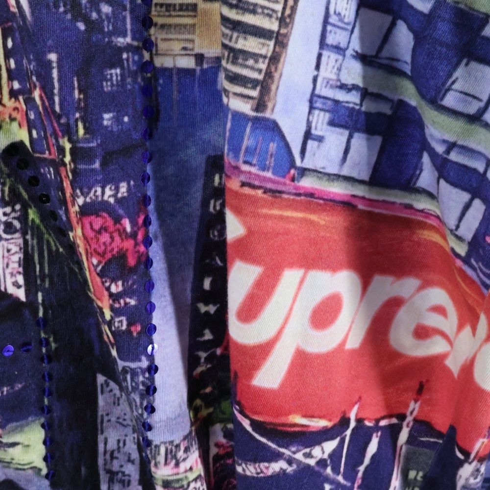 SUPREME (シュプリーム) 25SS Skyline Sequin L/S Tee スカイライン