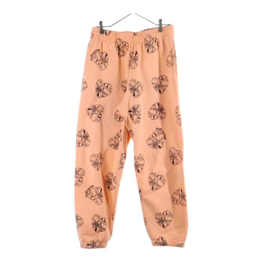SUPREME シュプリーム 24 AW Love Cash Sweatpant ラブキャッシュ プリントスウェットパンツ オレンジ