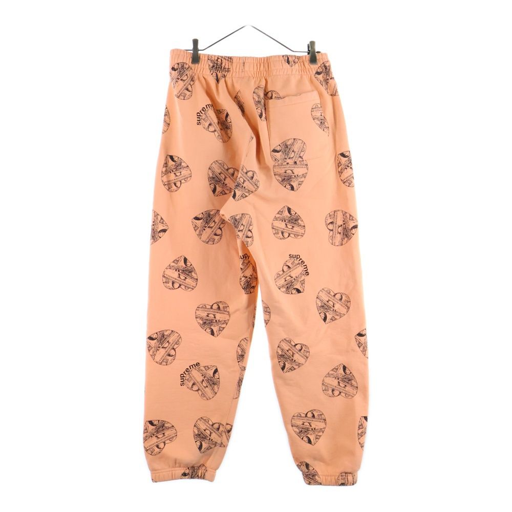 SUPREME シュプリーム 24 AW Love Cash Sweatpant ラブキャッシュ プリントスウェットパンツ オレンジ