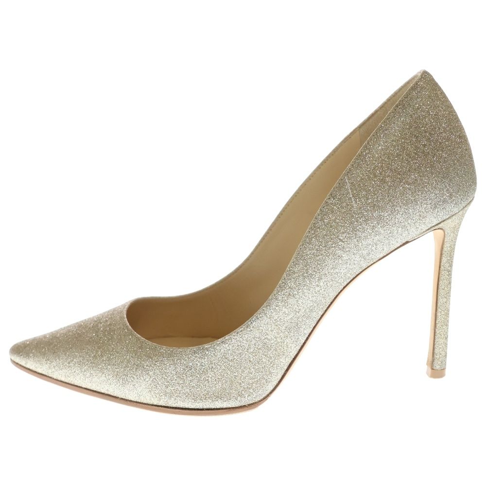 JIMMY CHOO (ジミーチュウ) シャンパンコースグリッター ヒール