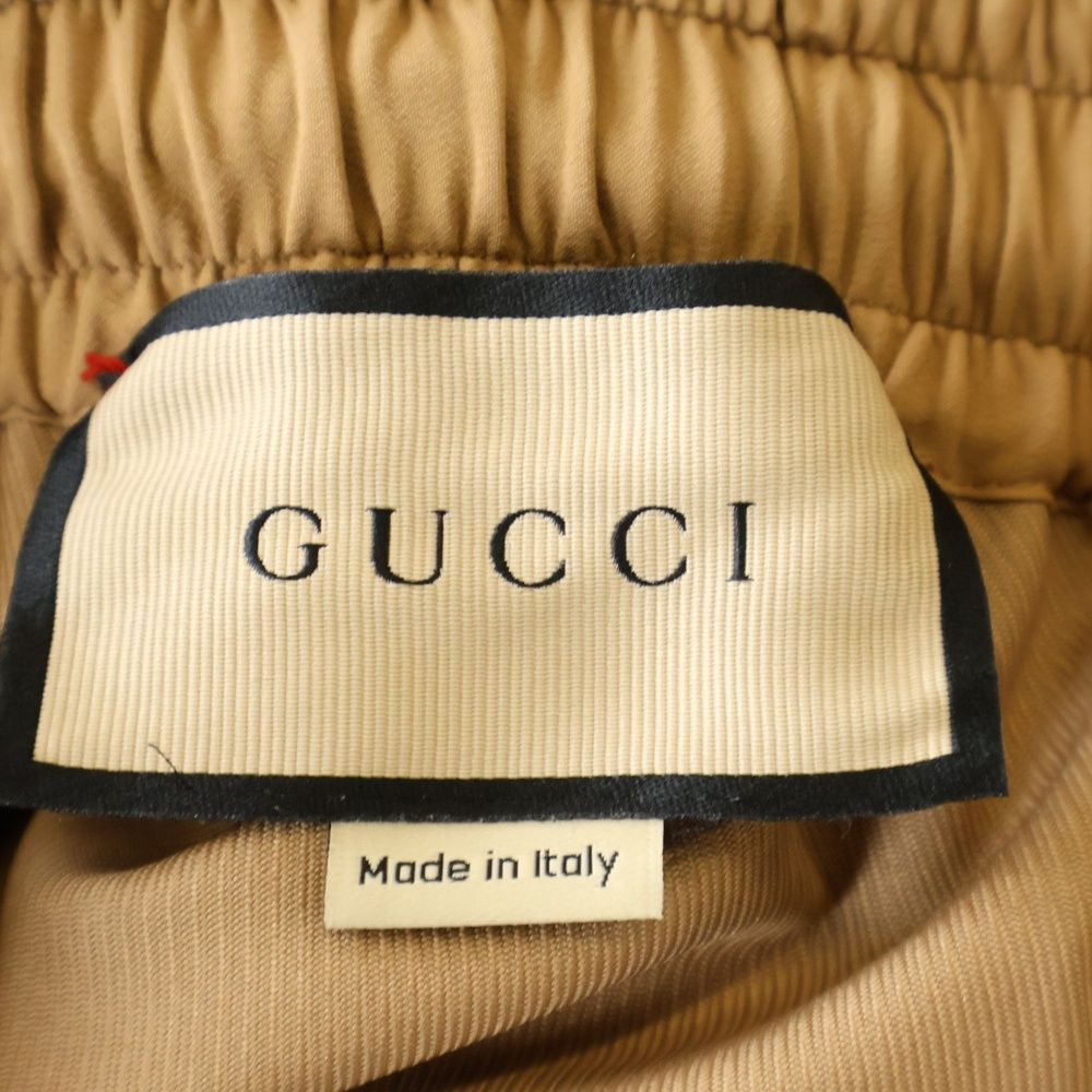 GUCCI (グッチ) シェリーライン 裾ジップ センタープレス ストレート