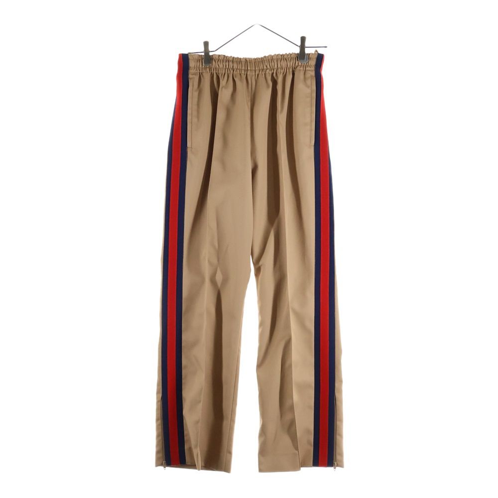 GUCCI (グッチ) シェリーライン 裾ジップ センタープレス ストレート