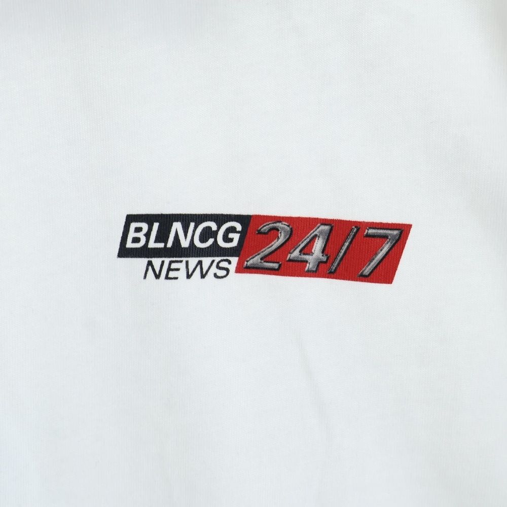 BALENCIAGA (バレンシアガ) 20AW News Logo Short Sleeve T-Shirt