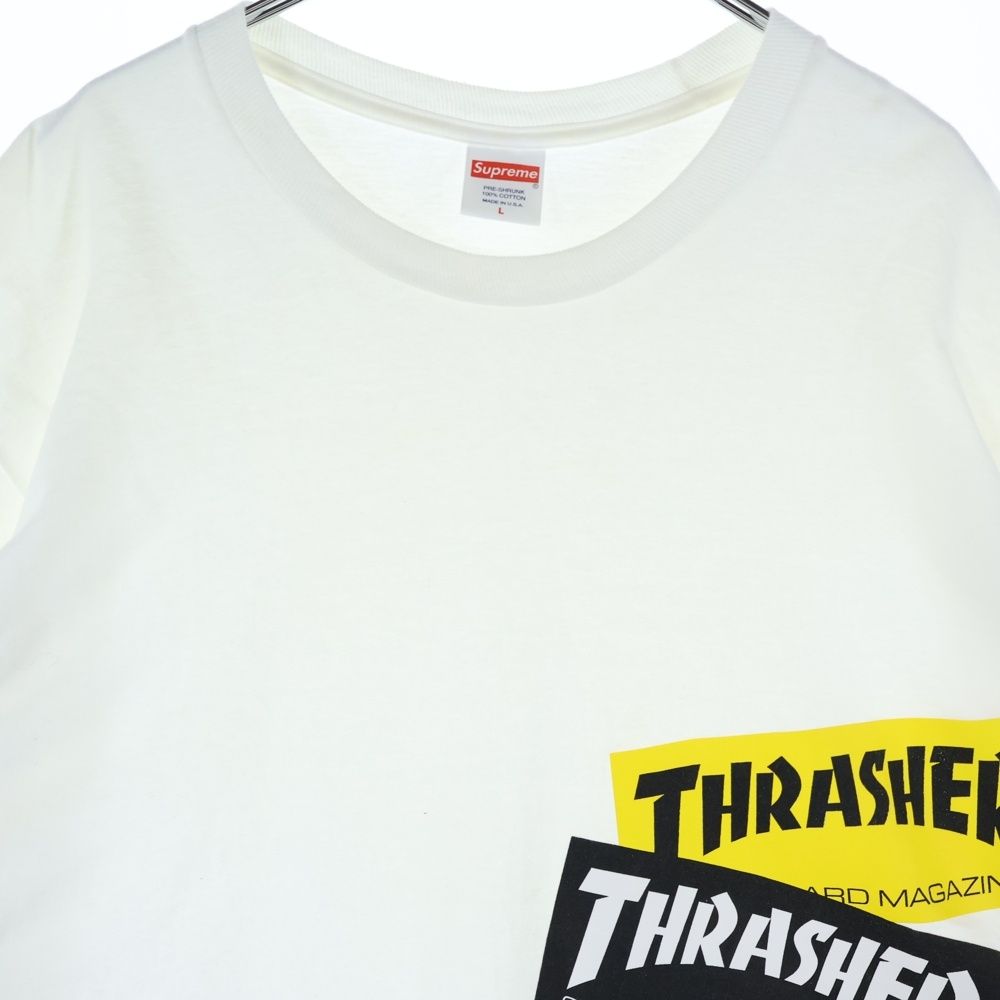 SUPREME (シュプリーム) 21AW ×Thrasher Multi Logo L/S Tee