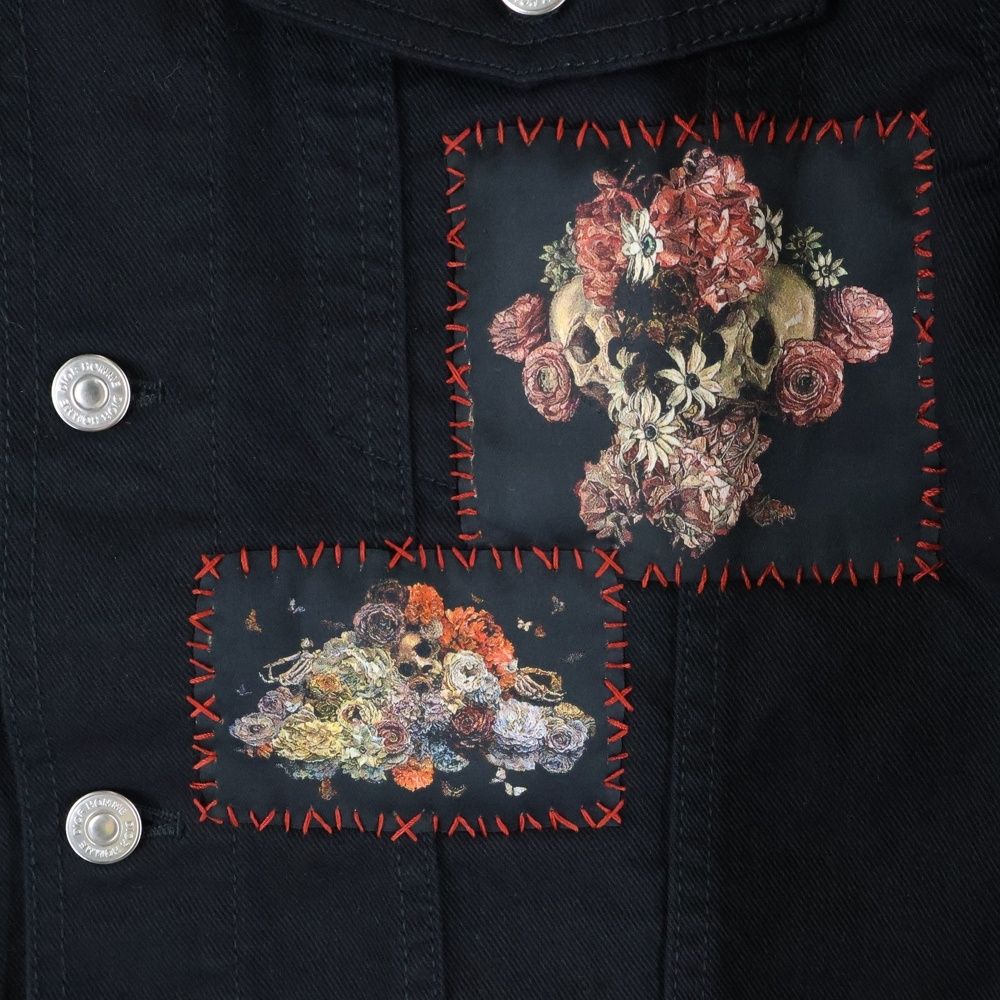 Dior HOMME (ディオールオム) 17SS 亀井徹 ヴァニタスパッチデニム