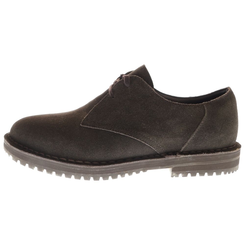 NO BRAND ノーブランド BbbLllAaaHhh ブラブラブラ PLAIN TOE SHOES プレーントゥ スウェードシューズ ブラウン US 9.5 27.5 cm OGNB-001 ev