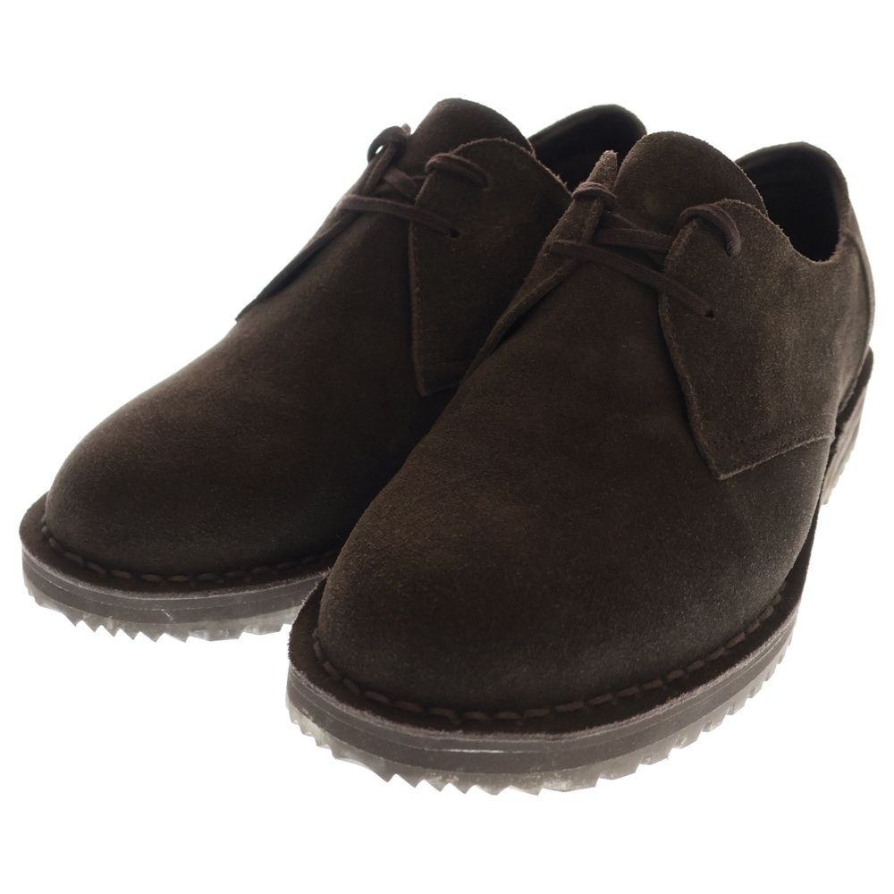 NO BRAND ノーブランド BbbLllAaaHhh ブラブラブラ PLAIN TOE SHOES プレーントゥ スウェードシューズ ブラウン US 9 5 27 cm OGNB 001 ev