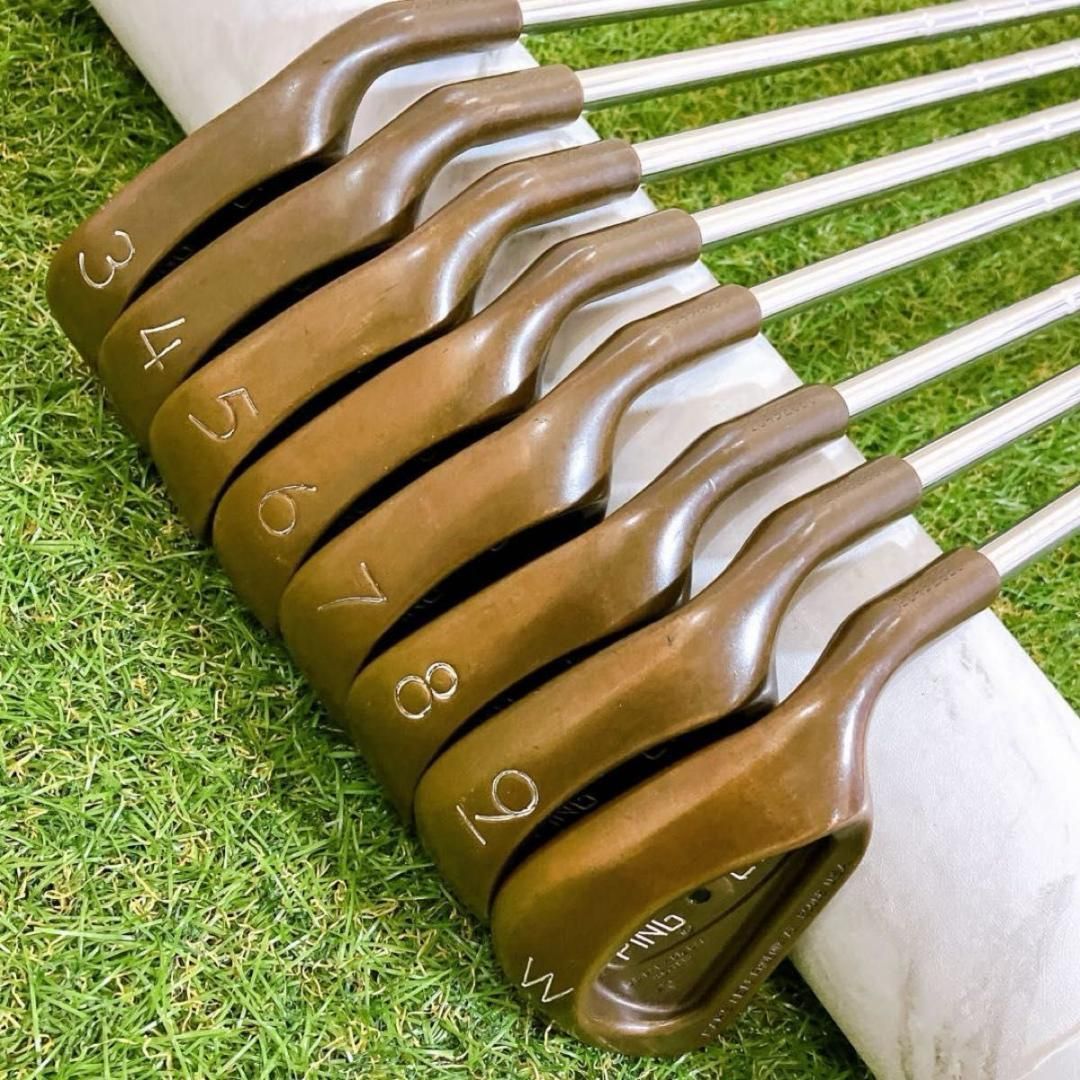 希少 PING EYE2 + ベリリウムカッパー ピン メンズアイアン 9本 右 希少 PING EYE2 + ベリリウムカッパー ピン メンズアイアン 9本 右