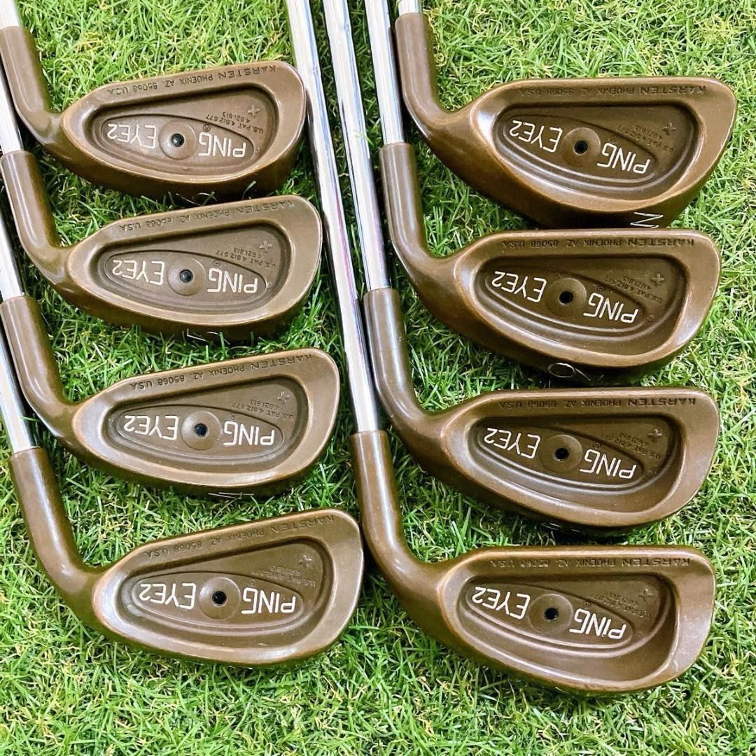 希少 PING EYE2 + ベリリウムカッパー ピン メンズアイアン 9本 右