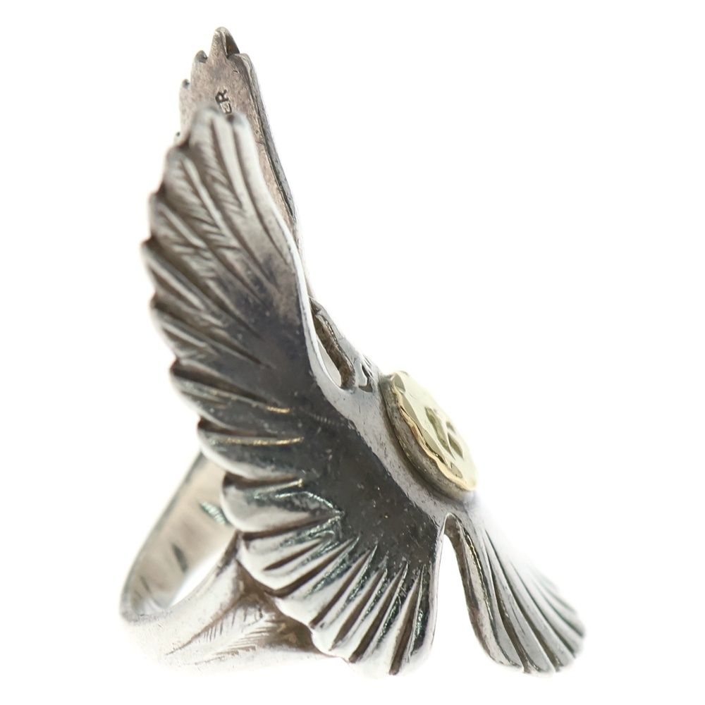 goro s ゴローズ K 18付きイーグルリング シルバー ゴールド