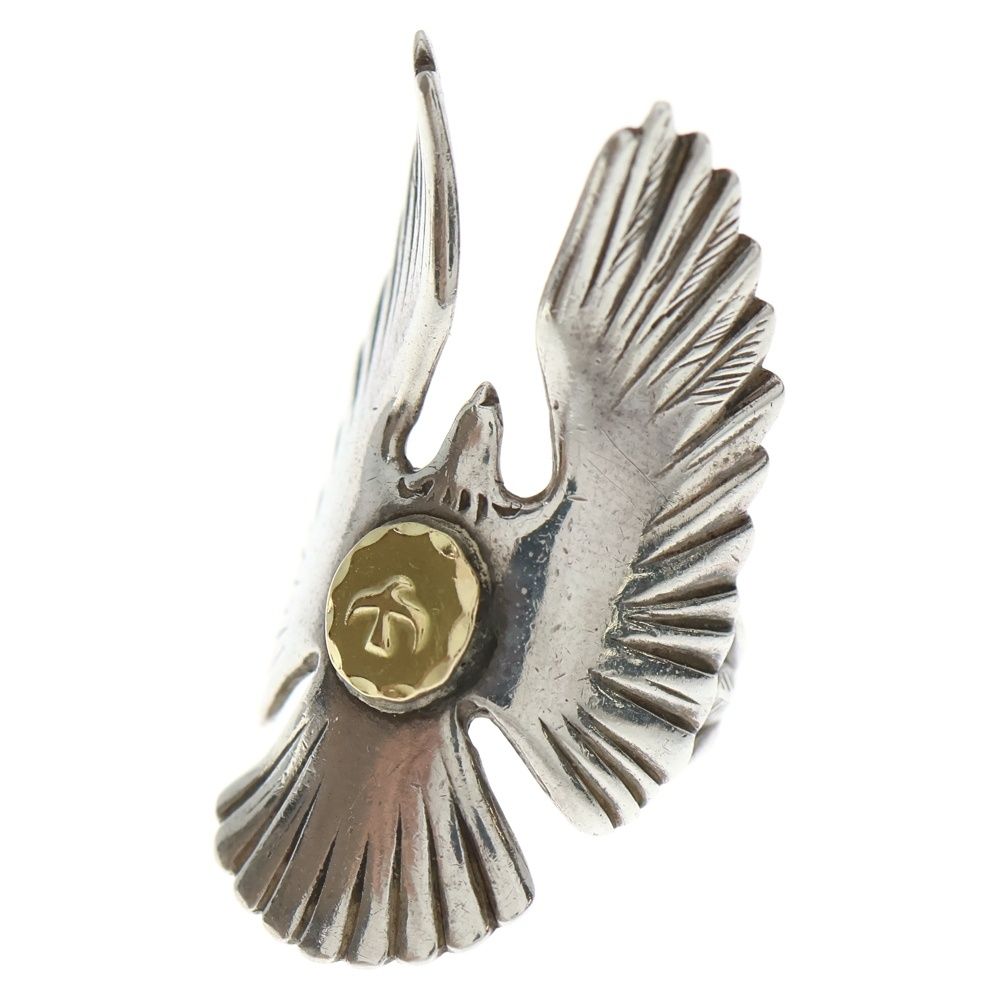 goro s ゴローズ K 18付きイーグルリング シルバー ゴールド