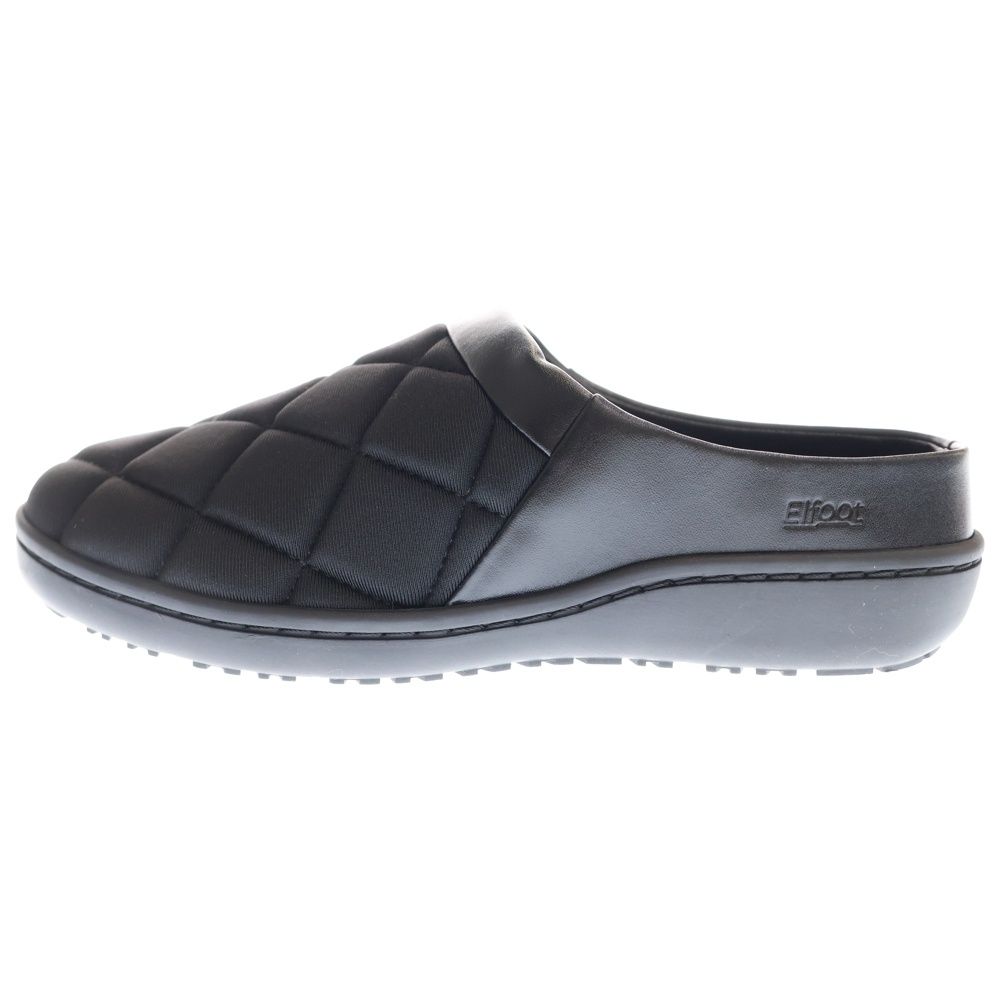 NO BRAND ノーブランド Elfoot エルフット Slim Slip on Shoes スリム スリッポン シューズ ブラック