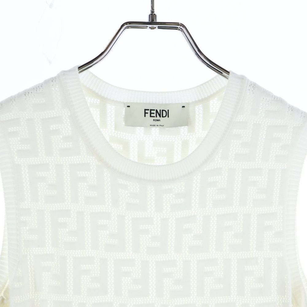 FENDI (フェンディ) Knit Dress FFロゴ ニットドレス ワンピース