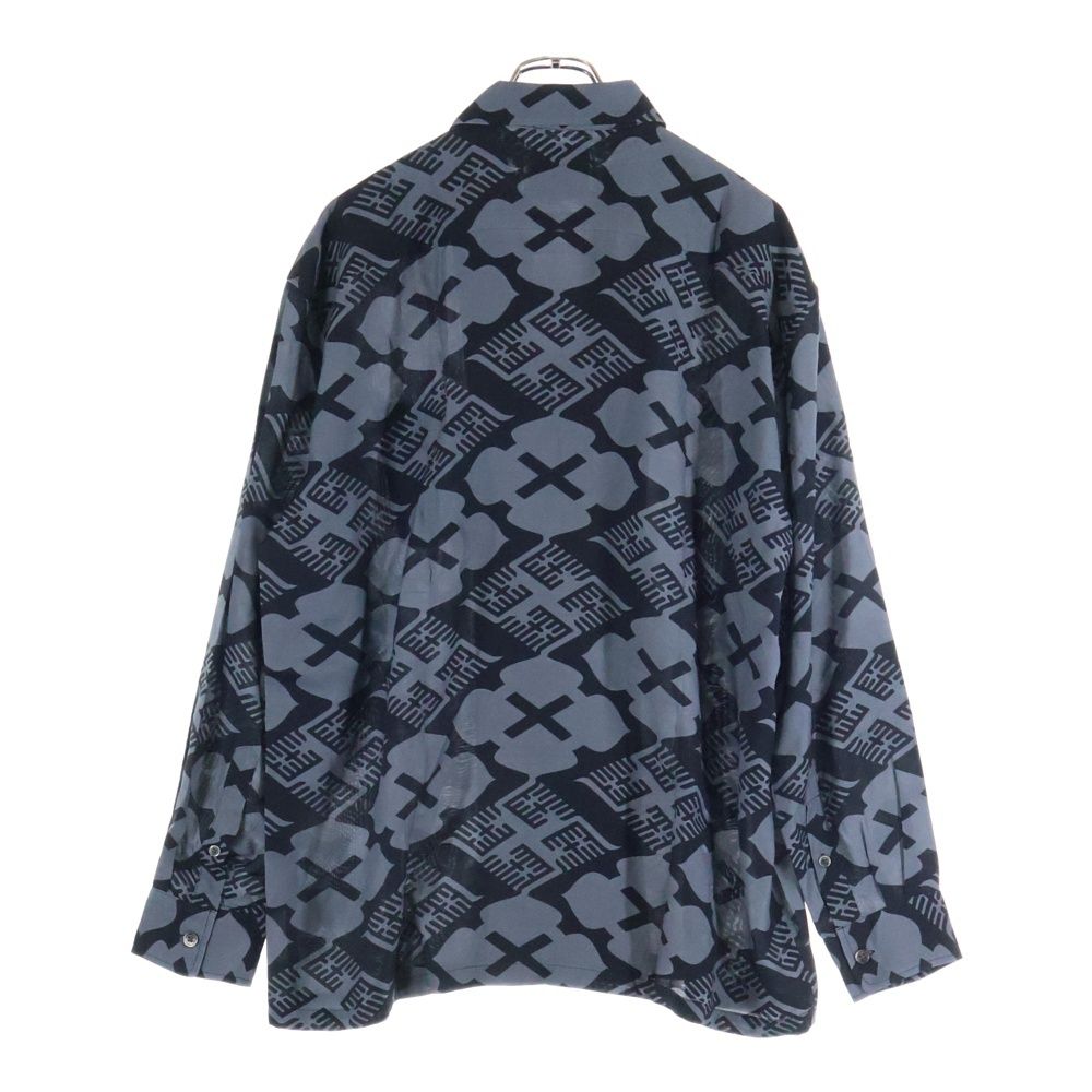 BUDSPOOL (バッズプール) x GAKKIN ガッキン 花罰 総柄 レーヨン 長袖