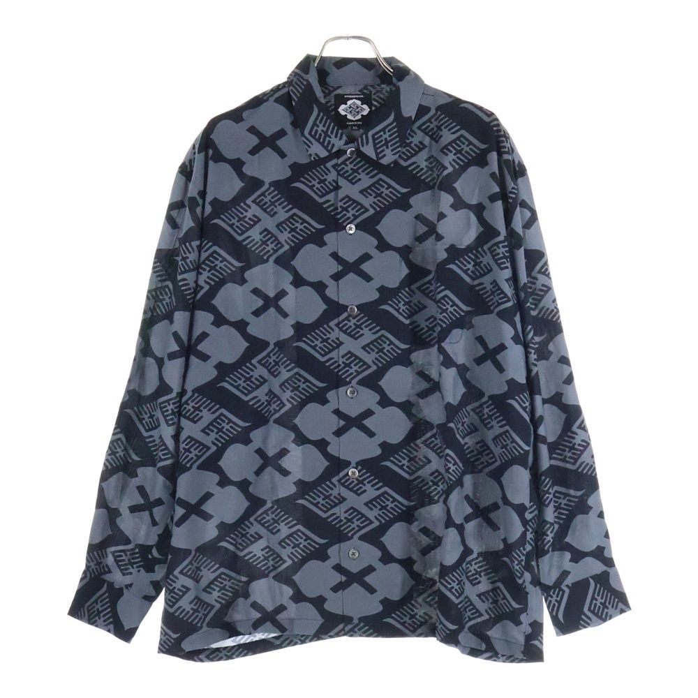 BUDSPOOL (バッズプール) x GAKKIN ガッキン 花罰 総柄 レーヨン 長袖