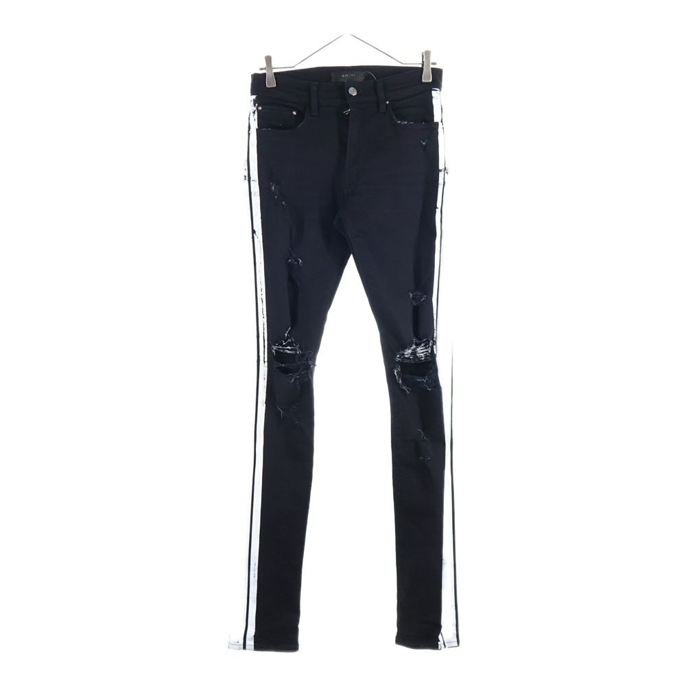 AMIRI (アミリ) Sideline Crush Skinny Jeans ダメージ加工 スキニー