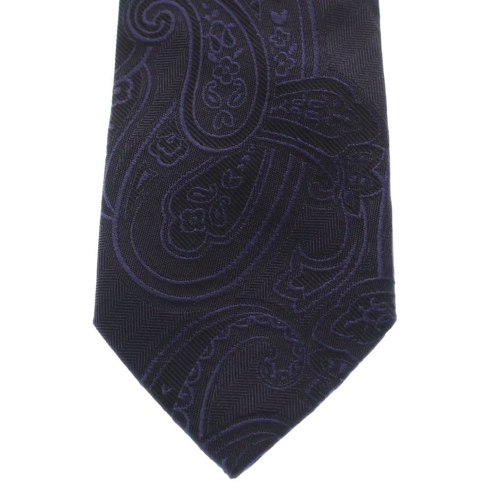 ETRO (エトロ) ペイズリー柄 シルク ネクタイ ネイビー - メルカリ