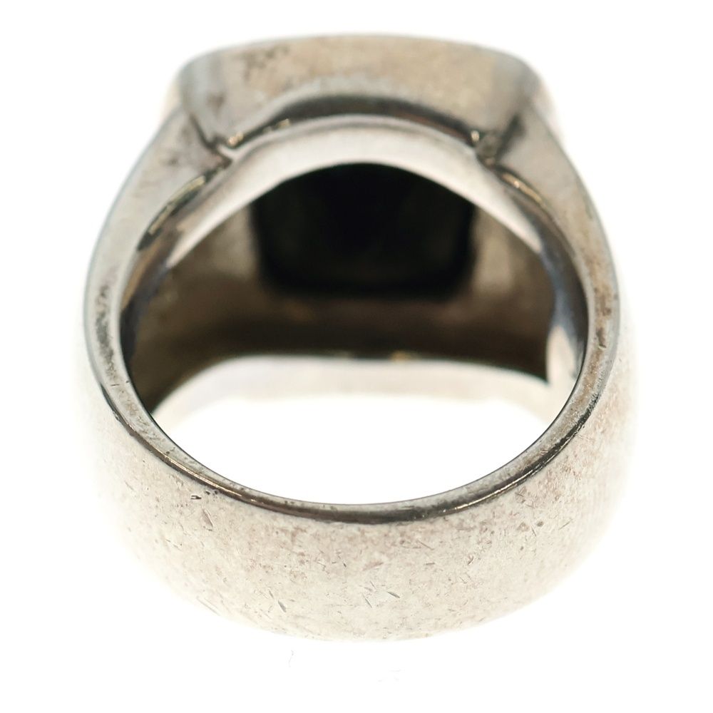 Justin Davis ジャスティンデイヴィス M TS ダイヤモンドトップ リング シルバー ブラック SRJ 152