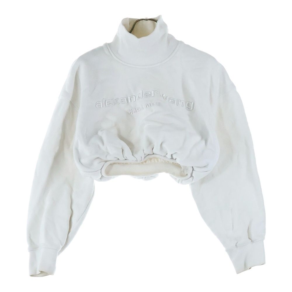 ALEXANDER WANG (アレキサンダーワン) ハイネック ロゴ刺繍 スウェット