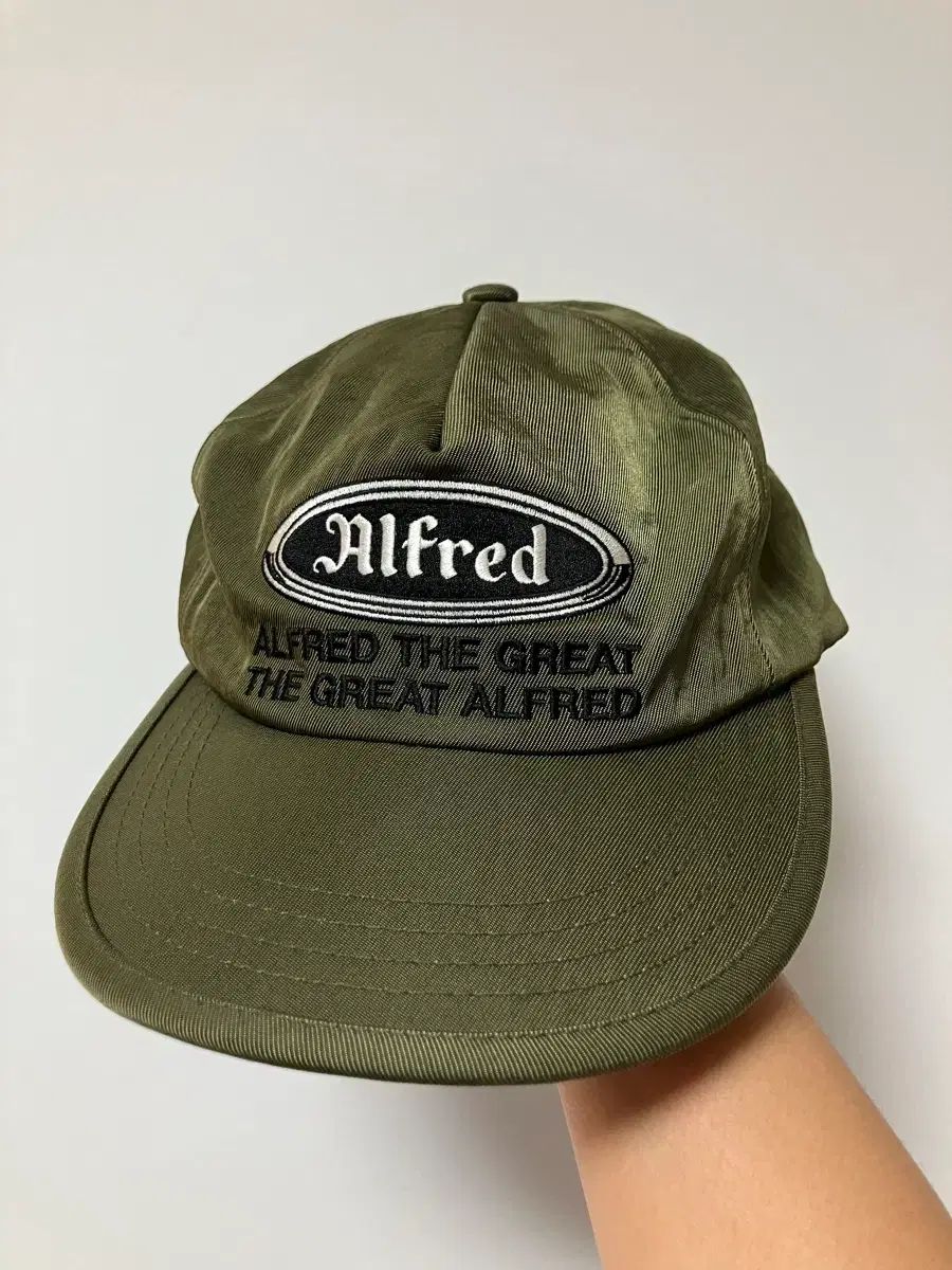 HERITAGE FLOSS Alfred サテン カーキ キャップ