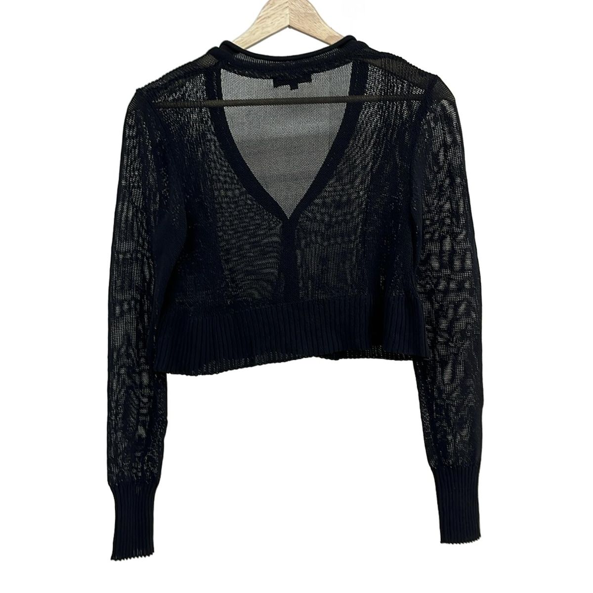 バーバリーブラックレーベル カーディガン 黒 M 美品 美品2(M)V 