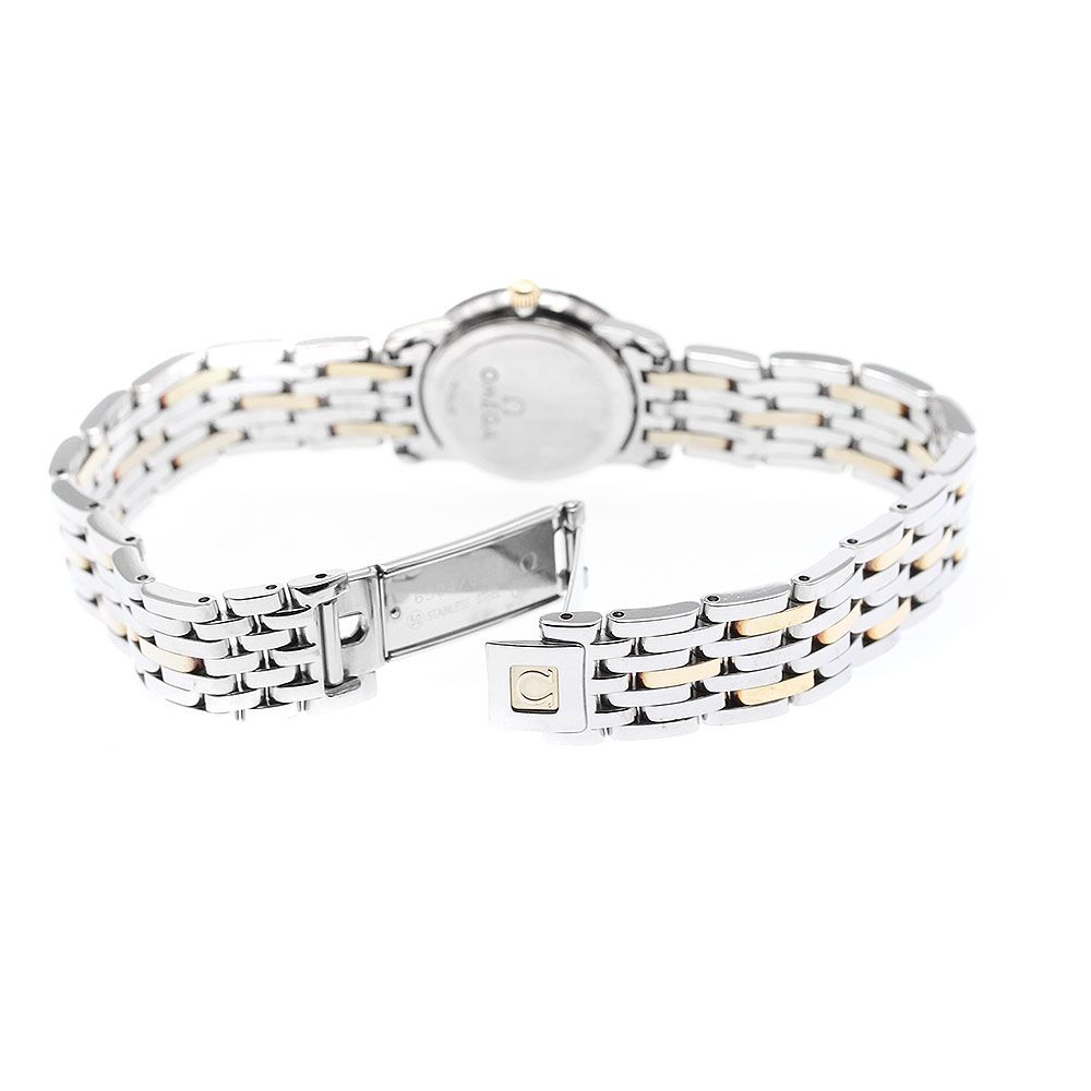 オメガ OMEGA 4370.11 デビル プレステージ YGコンビ クォーツ