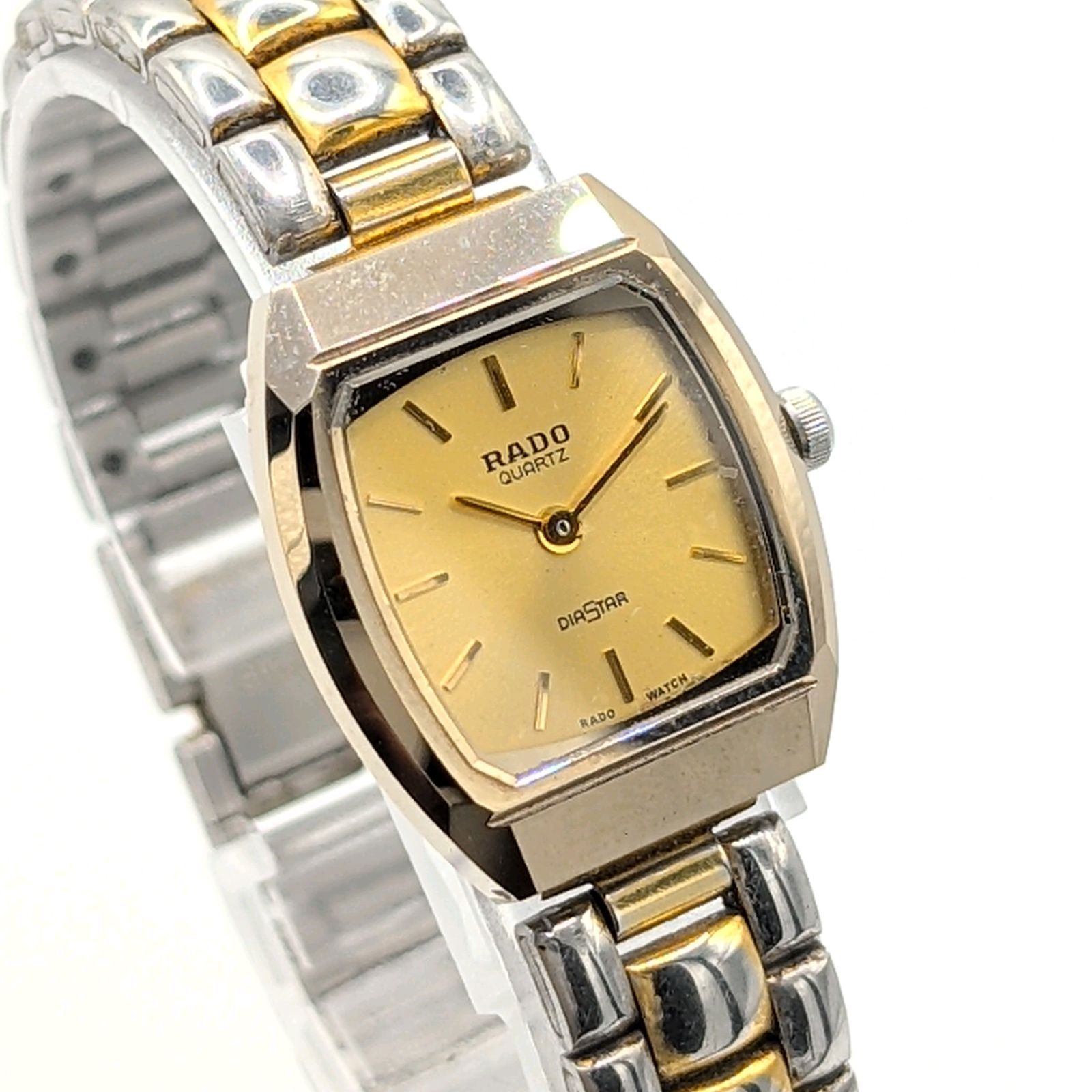RADO DIASTAR 133.9537.3 Watch quartz Ladies Combi Square Y2K 00S