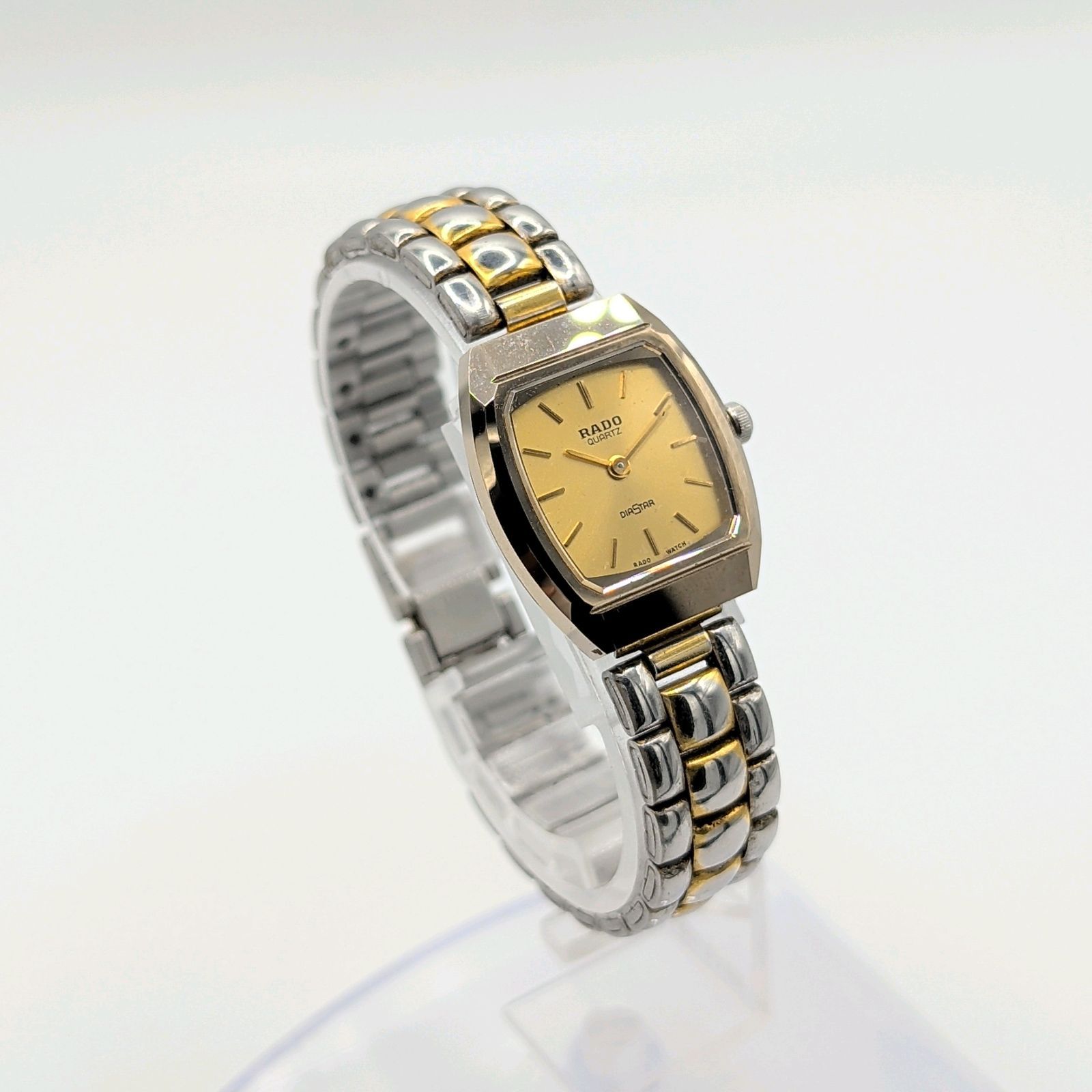 RADO DIASTAR 133.9537.3 Watch quartz Ladies Combi Square Y2K 00S