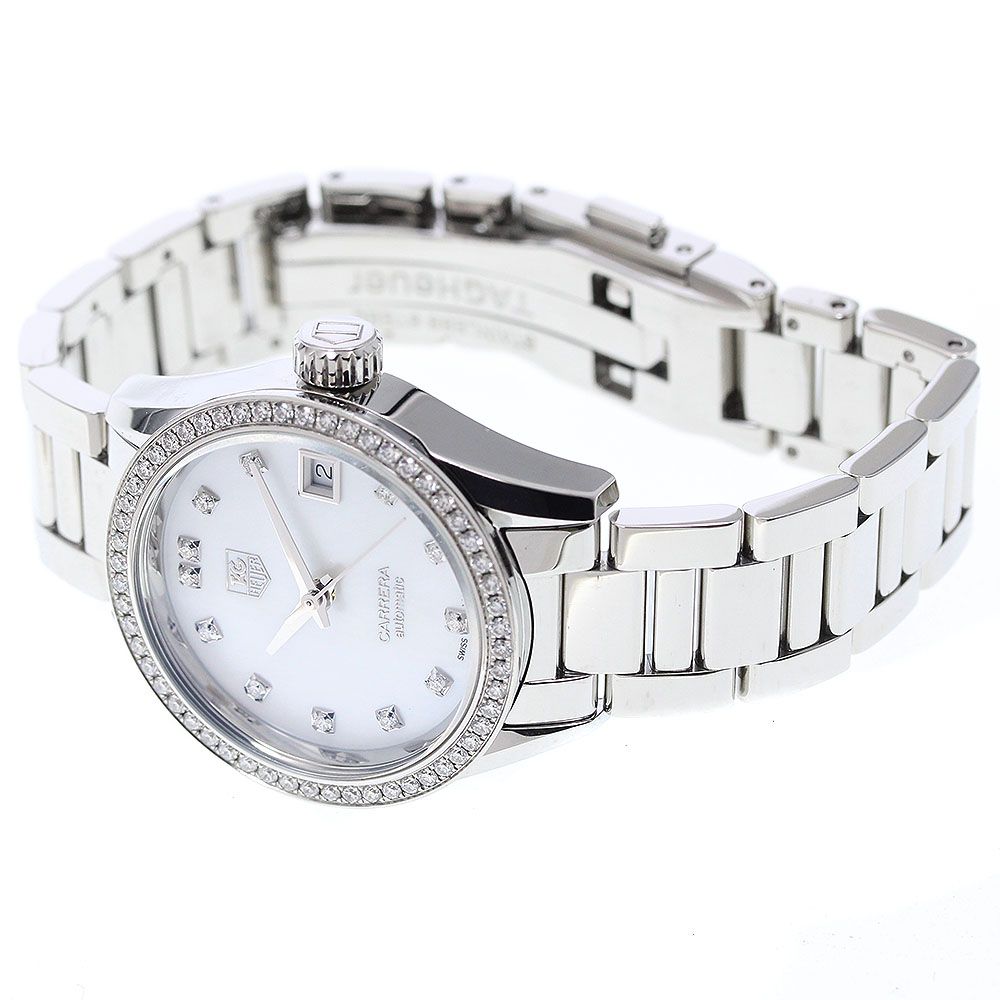 タグホイヤー TAG HEUER WAR 24 XX-CS カレラ 12 P ダイヤベゼル 自動巻き レディース _921612