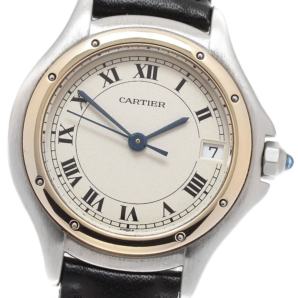 カルティエ CARTIER パンテールクーガーSM デイト クォーツ レディース_920271