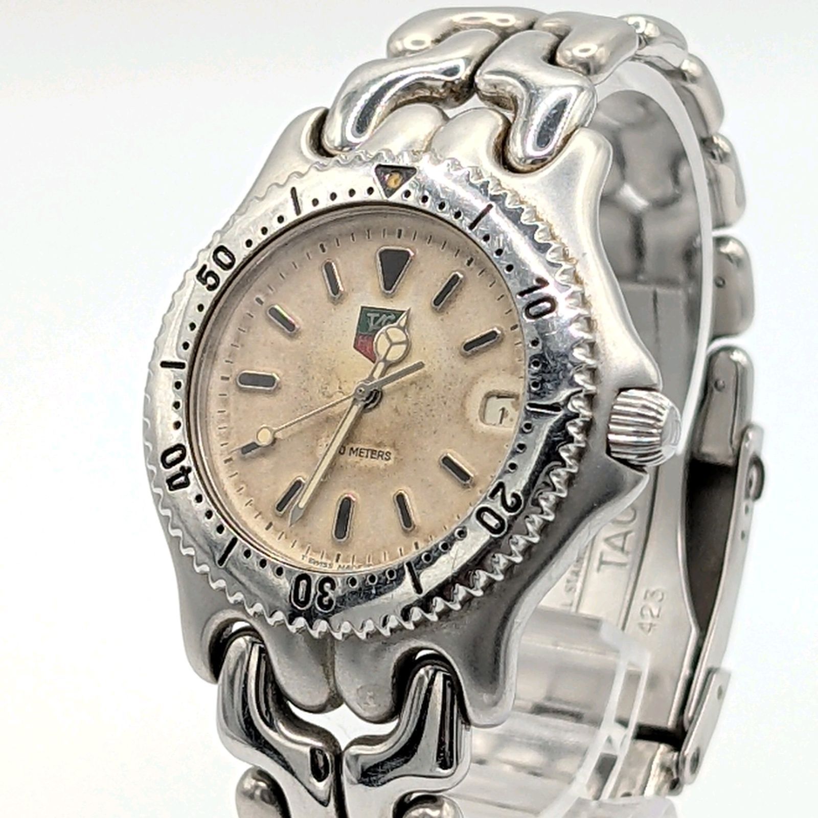 TAG HEUER S99.006M S/EL Watch quartz Ladies Silver Combi Y2K 00S TAG HEUER S99.006M S/EL Watch quartz Ladies Silver Combi Y2K 00S