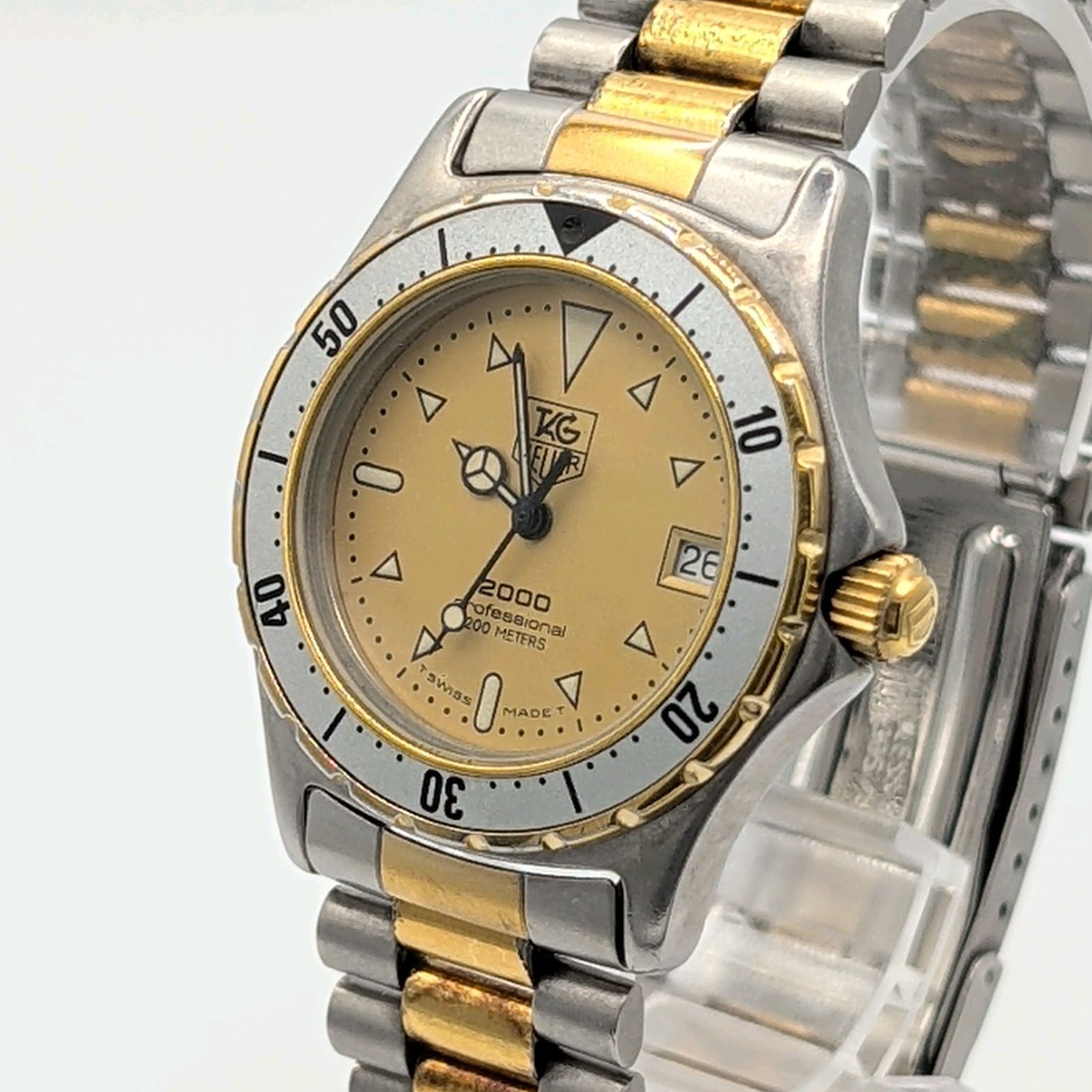 TAG HEUER Professional 974.013 S/EL Watch quartz Ladies Gold