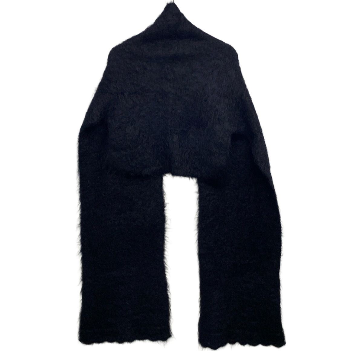 HERMES(エルメス) ストール(ショール) - 黒 ウール - メルカリ