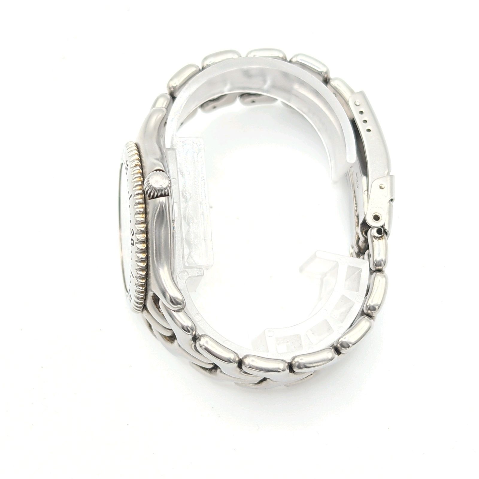 TAG HEUER S99.206 M S/EL Watch QZ Men's Diver's Silver Black dial