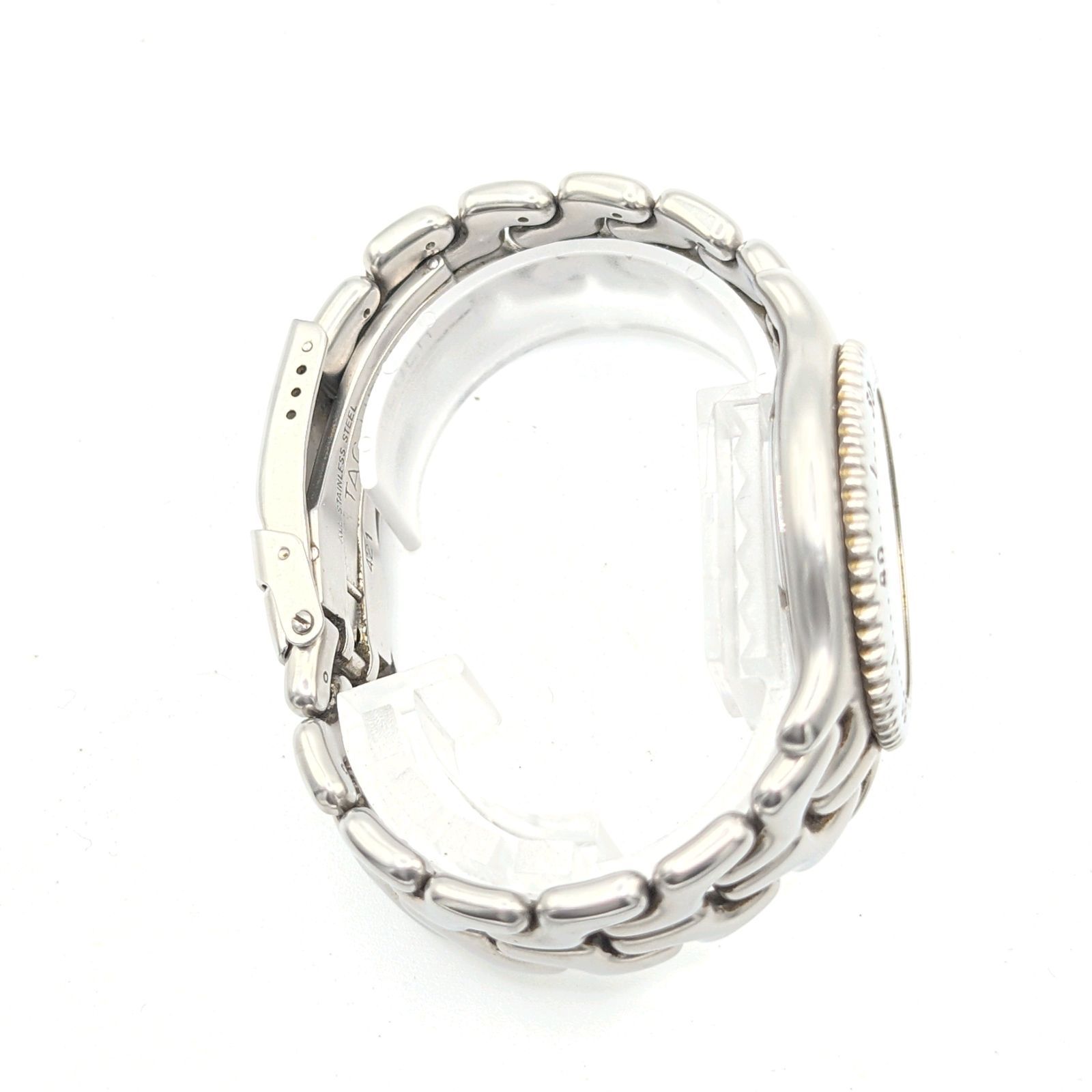 TAG HEUER S99.206 M S/EL Watch QZ Men's Diver's Silver Black dial