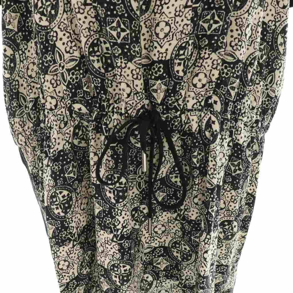 ルイヴィトン LOUIS VUITTON モノグラム ワンピース ひざ丈 切替 半袖