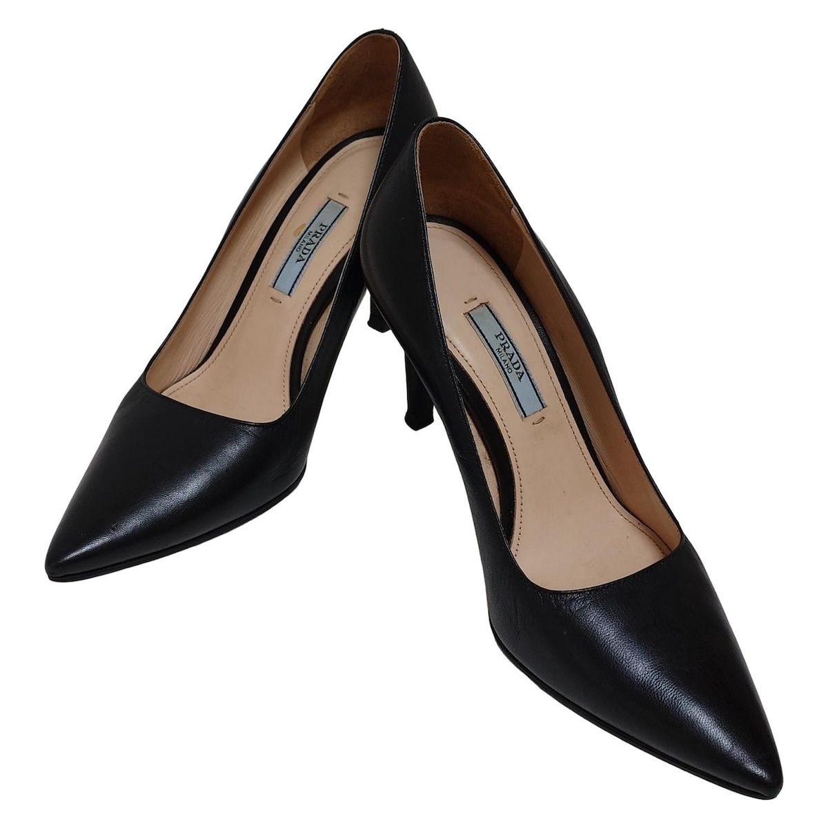 PRADA(プラダ) パンプス 36 1/2 レディース - 黒 アウトソール張替済