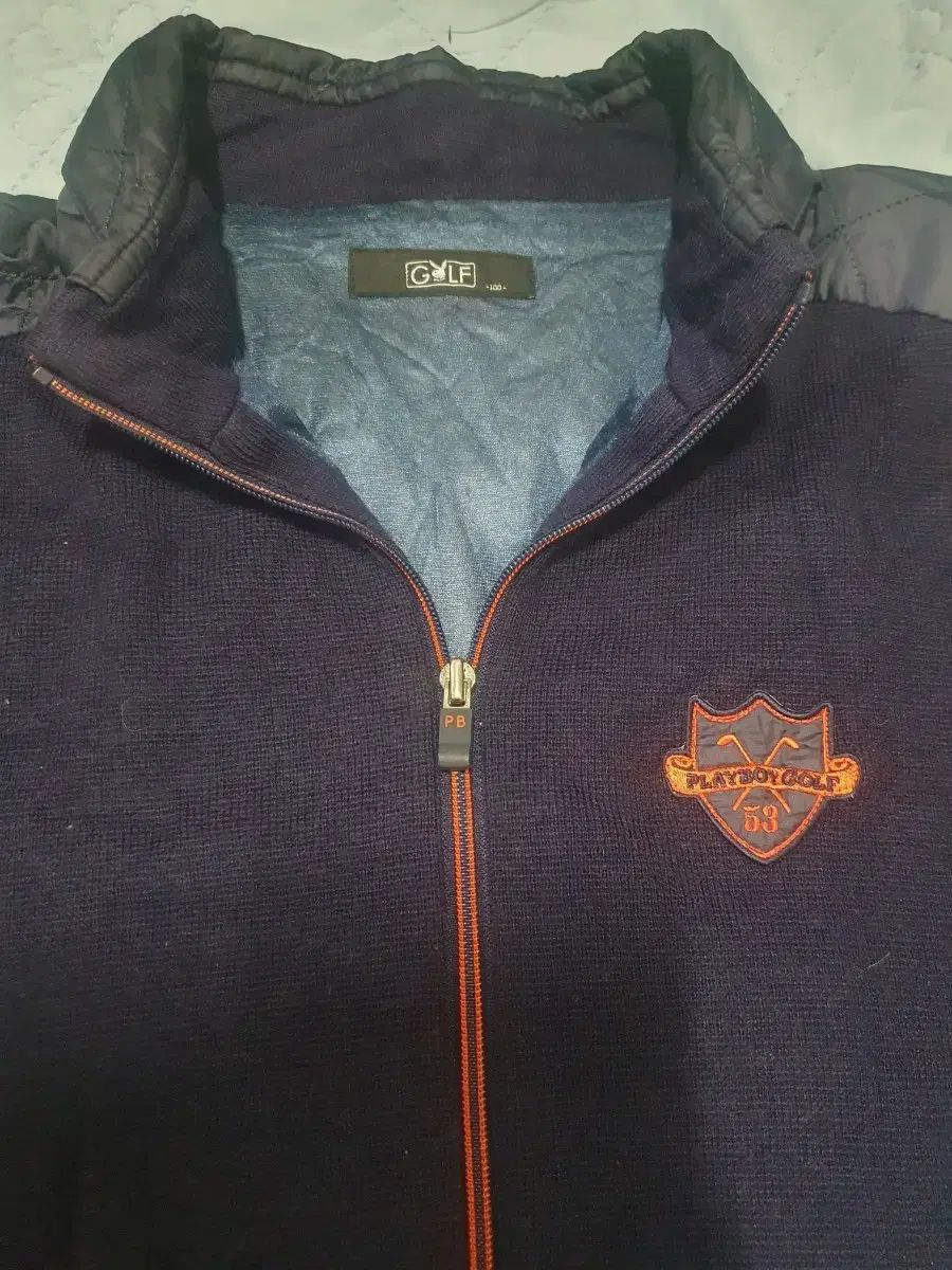 PLAYBOY(プレイボーイ)ゴルフ ネイビー ニット アウター