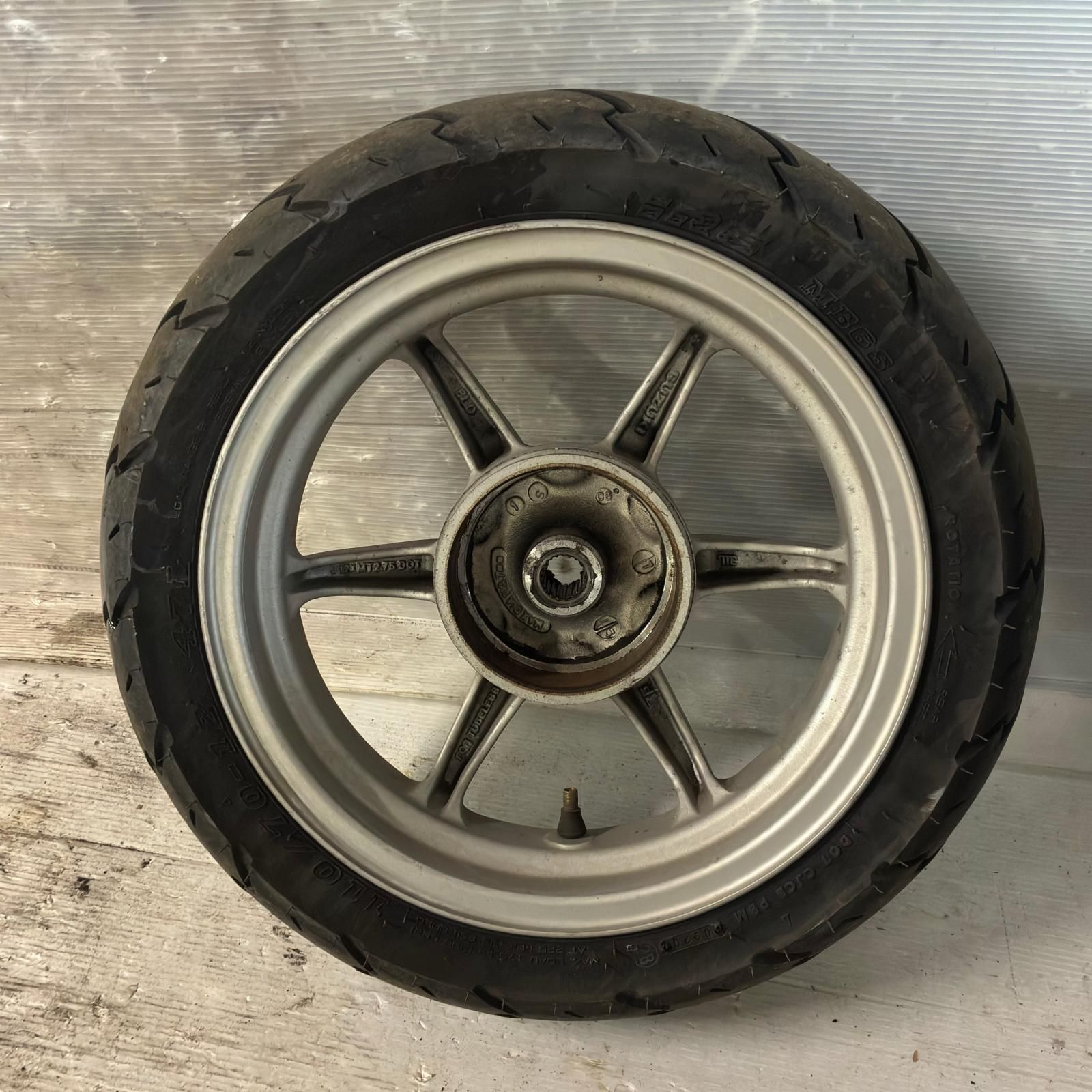 SUZUKI レッツ2 ZZ CA1PB リアホイール スズキ - メルカリ