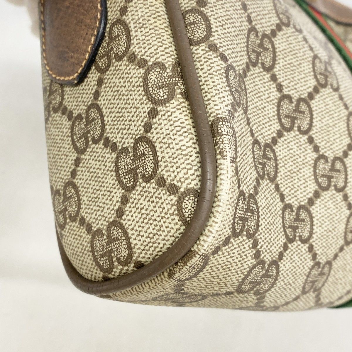 5oe5290】グッチ ショルダーバッグ GGキャンバス/シェリーライン 89 02