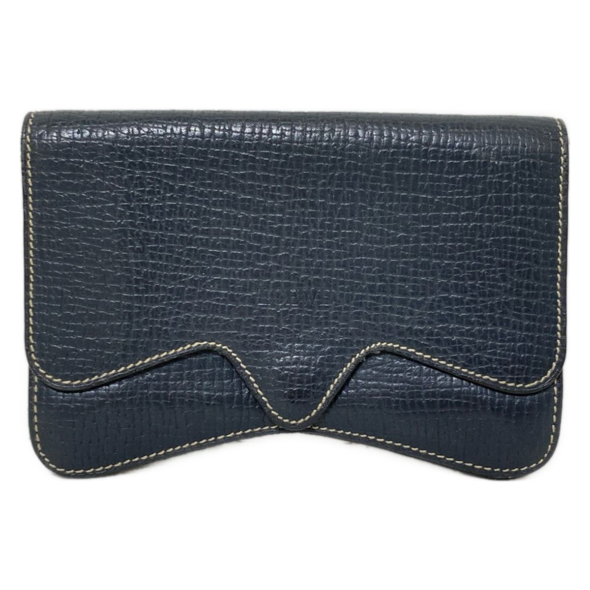LOEWE(ロエベ) コインケース - ダークネイビー レザー - メルカリ
