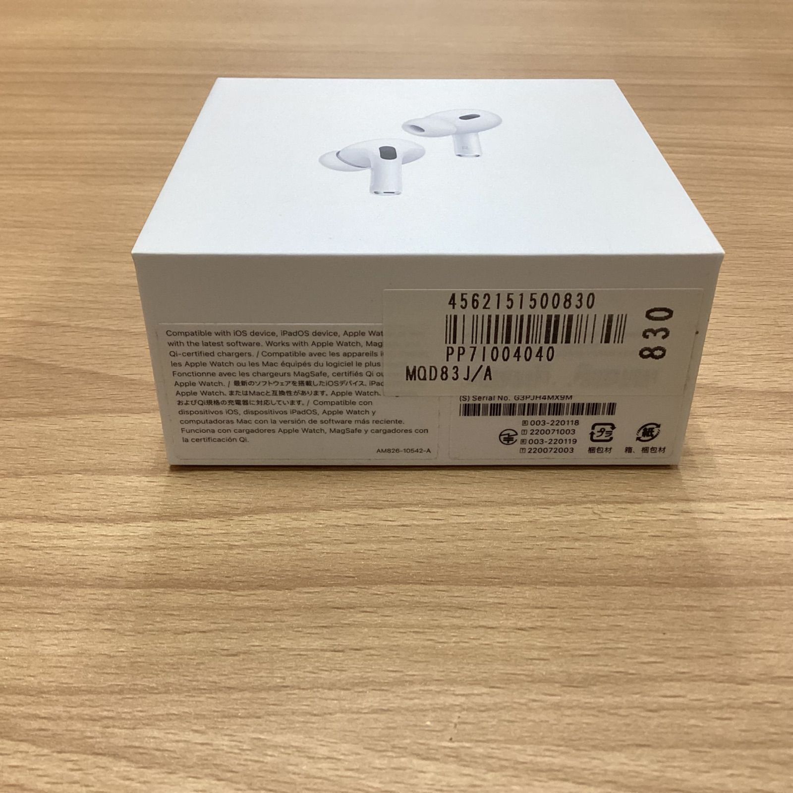 MA 405 Apple Air Pods Pro 第2世代 MQD 83 J A
