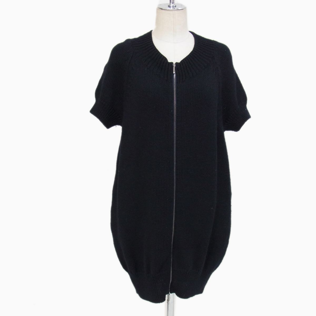 ◇S Max Mara モヘヤ混紡ウール ロングニットカーディガン ニット