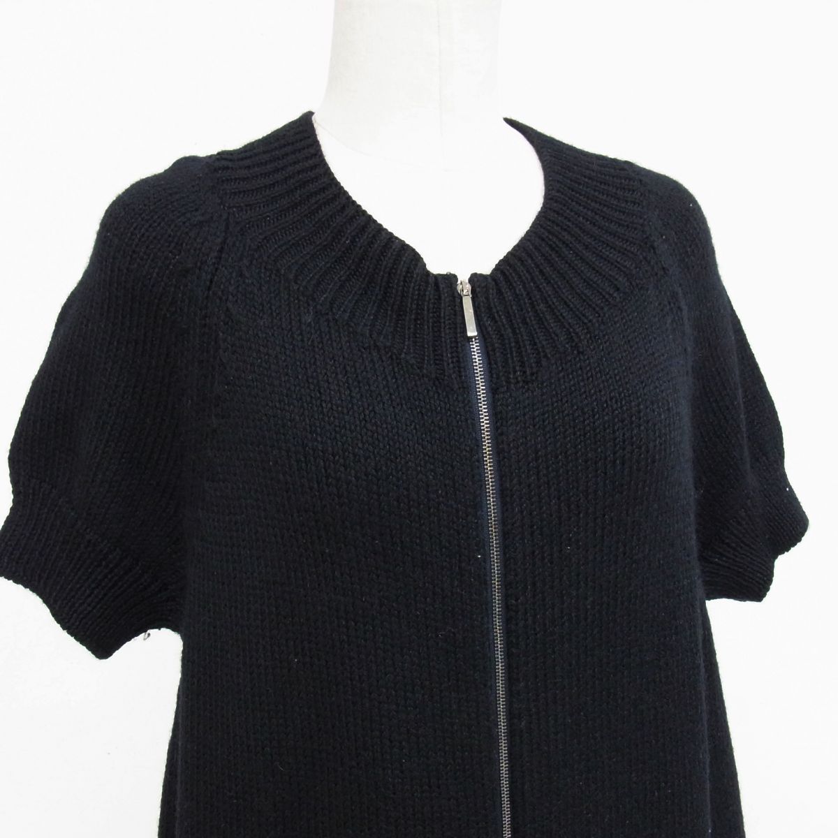 ◇S Max Mara モヘヤ混紡ウール ロングニットカーディガン ニット