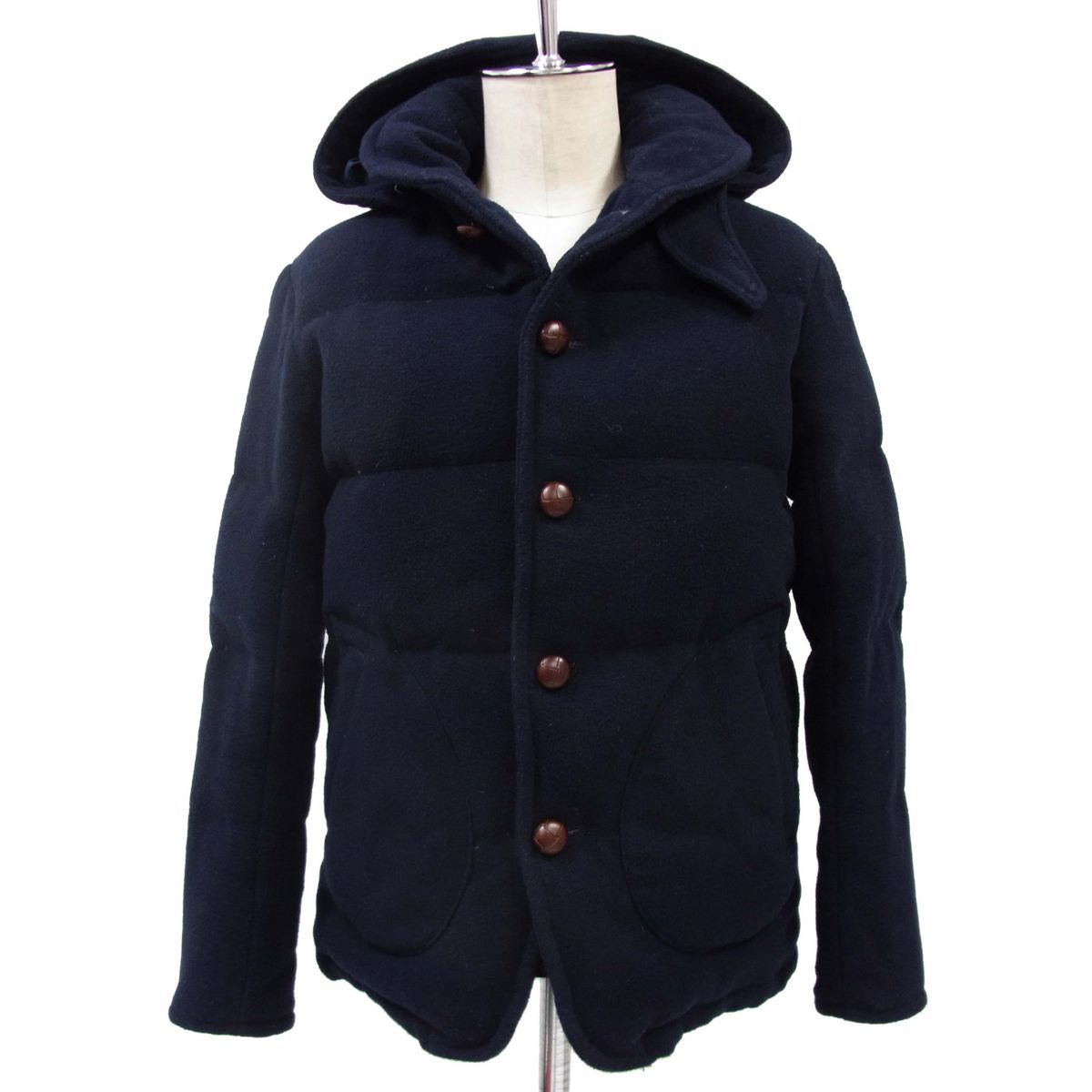 ◇DANTON ダントン BEAMS別注 ウールモッサ ダウンジャケット 冬物