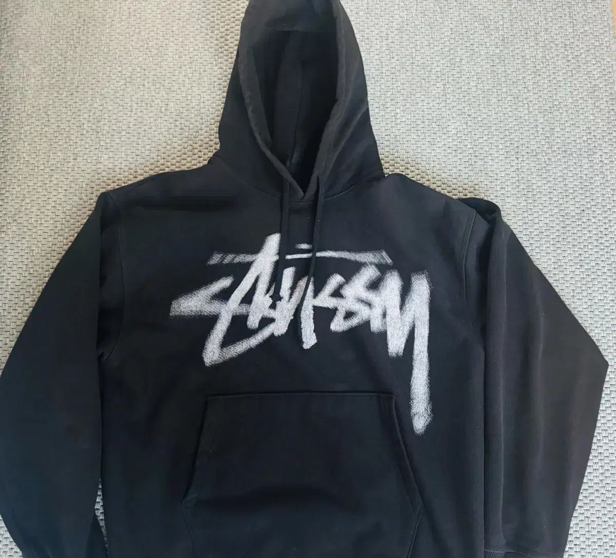 STUSSY Digi Stock Hood Black Lサイズ BEAKER