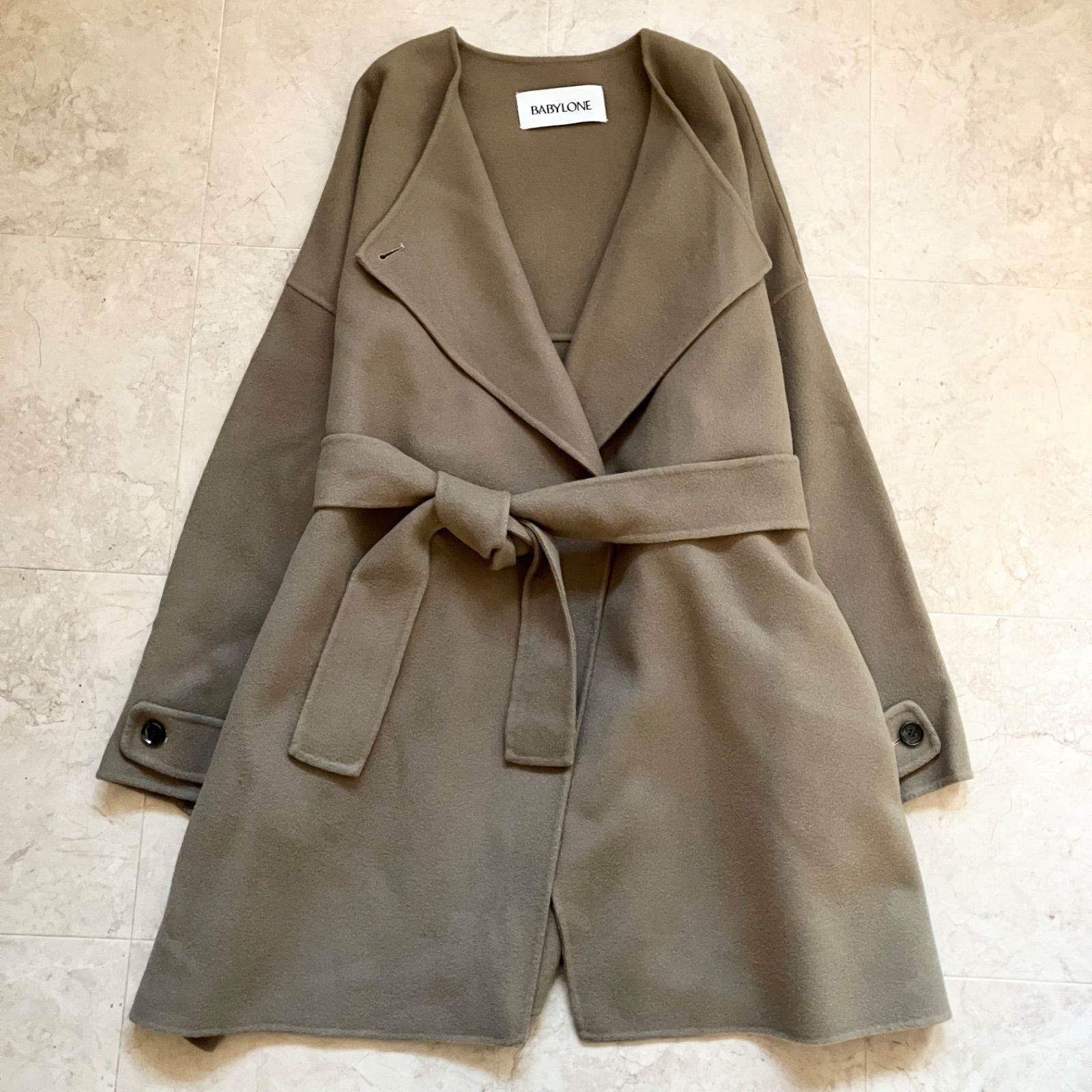 BABYLONE リバーコート ウール ミドル丈 FREE - メルカリ